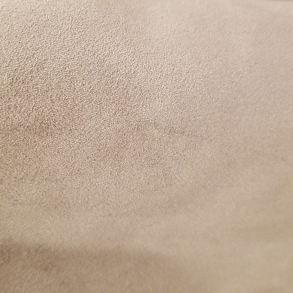 💕LOVE TOKEN💕 Allegra Faux Fur Faux Suede Reversible Short Coat ~ Taupe (Brown) - Picture 10 of 11